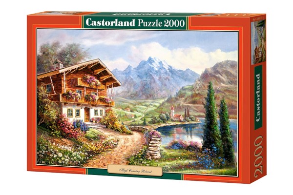 Пазл Castorland Дом в горах, 2000 деталей