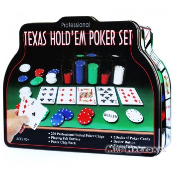 Набор для покера Texas Holdem 200